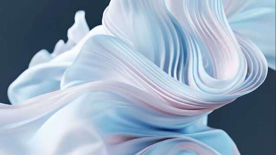 高端优雅丝绸流动唯美抽象背景动画