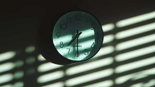 时钟/光影/延时/流逝/【商用需购买企业授权