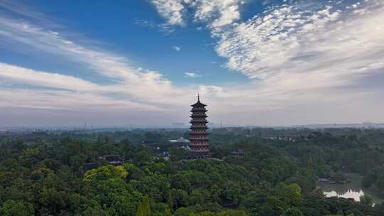 江苏省扬州市瘦西湖大明寺延时航拍合集