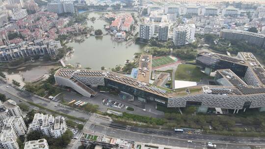 万科 万科地产 房地产 深圳 盐田 万科总部视频素材模板下载