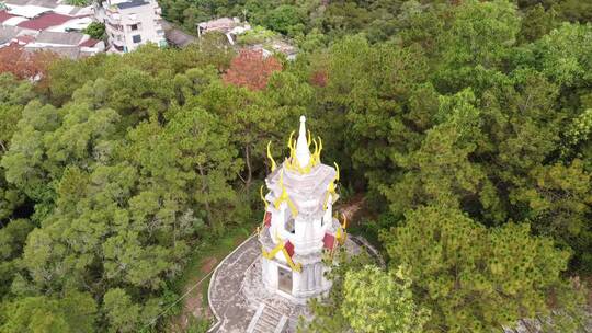 广东潮州开元寺泰佛殿航拍