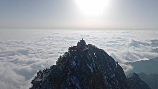 老君山雪景云海