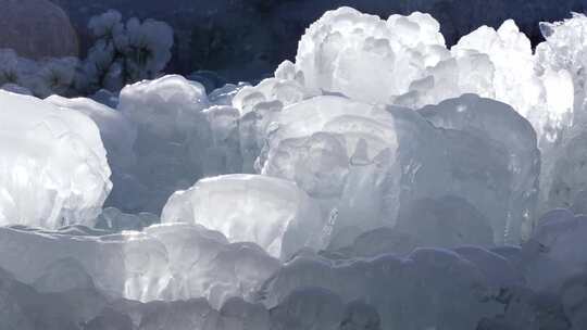 春天自然冰冻滴水冰雪融化 合集