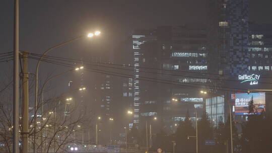 城市夜晚空镜