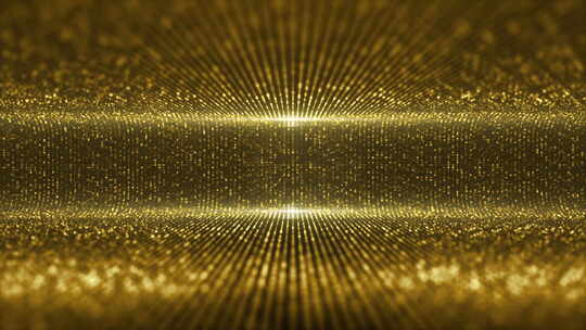 虚拟金粒子舞台灯光背景