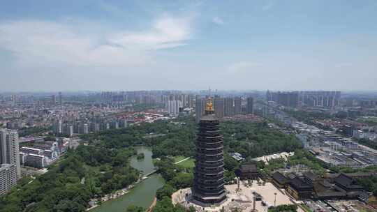 江苏常州城市宣传地标建筑航拍