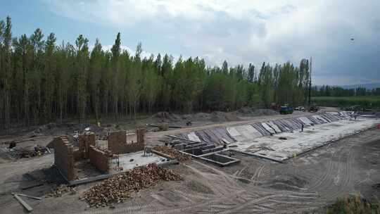 灌溉工程建设 蓄水期建设 新疆农田