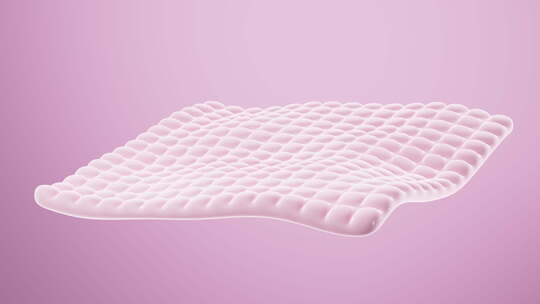 柔软舒适的网格被子毯子床垫等广告背景