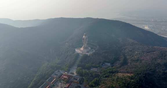 无锡灵山胜境灵山大佛航拍