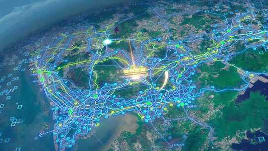 深圳北站震撼地铁轨道交通网络区位