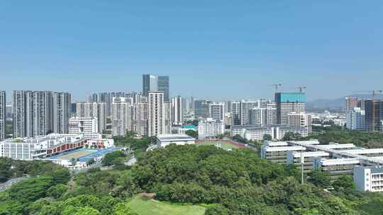 深圳实验学校光明部航拍城市校园