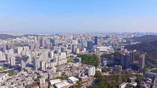 厦门 福建 思明区 大全景 俯瞰思明区