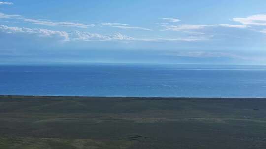 青海湖风景航拍