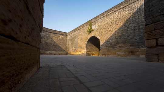 古城历史古建筑城墙古镇岁月光影
