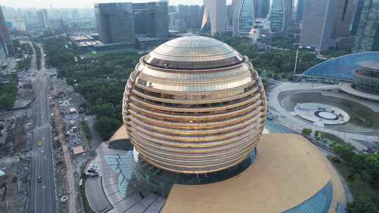 杭州城市地标球形建筑