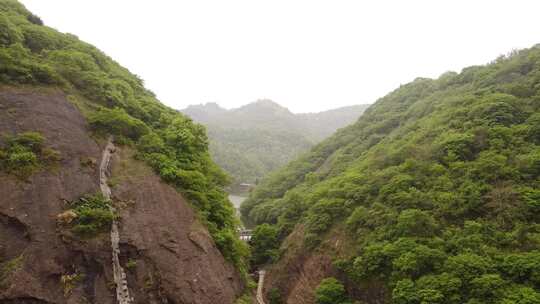 六安市大别山风情谷风景区航拍视频素材