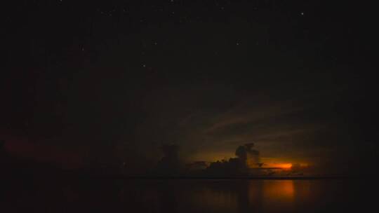 恶劣天气闪电雷雨暴雨云层变化夜晚打雷视频素材模板下载