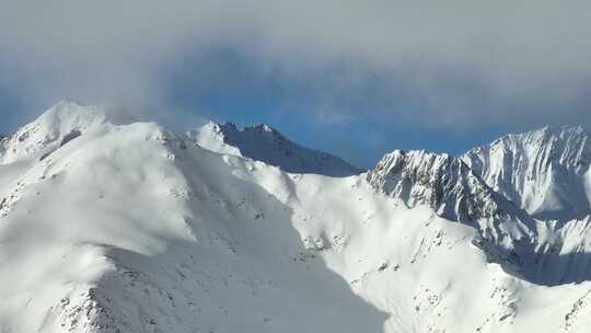 雪山航拍素材