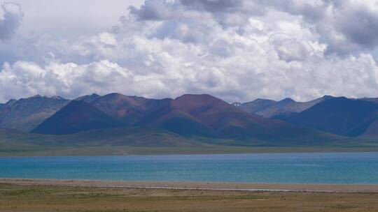 西藏、纳木措、圣湖、蓝天白云3