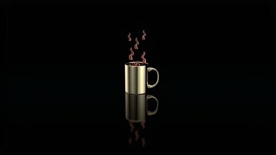咖啡杯背景动画