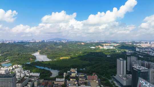 深圳华南城平湖生态园延时