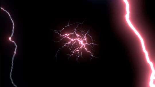 神经细胞神经元闪电流视频素材模板下载