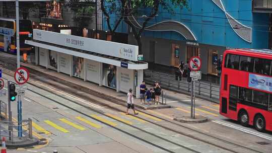 【正版素材】香港城市街道中环