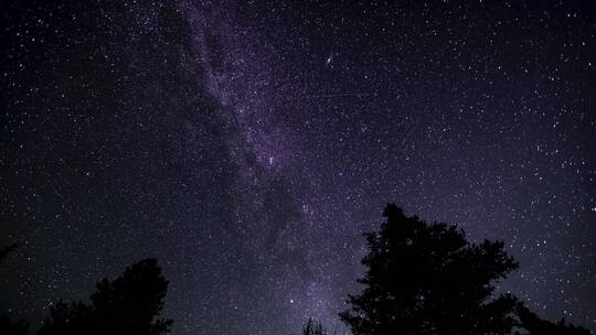 夏季星空银河延时4K