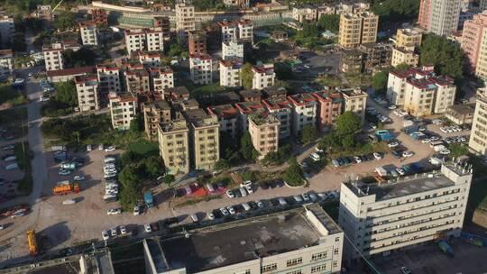 航拍深圳城市建筑景观