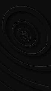 垂直视频-黑色新形态圈抽象背景