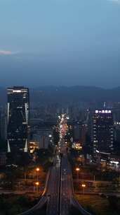 竖版视频福建莆田东园东路夜景莆田夜景