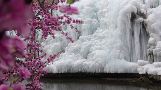 沕沕水 沕沕水景区 沕沕水冰瀑  冰川