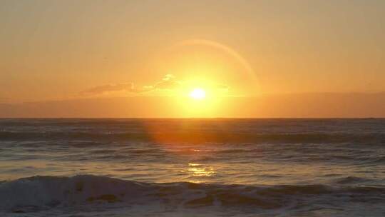 海边夕阳落日