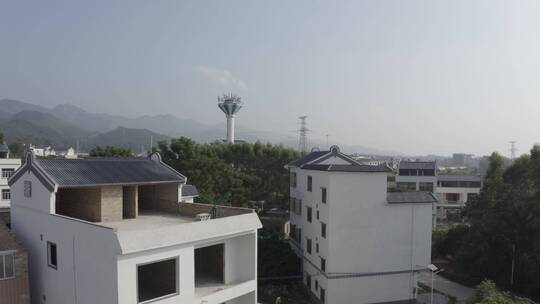 广西贵港乡村航拍视频素材模板下载