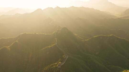 中国万里长城日出