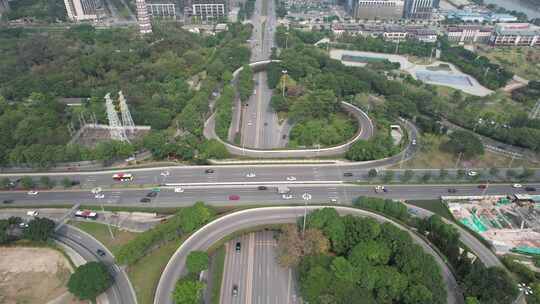 广州科韵路和新港东路立交