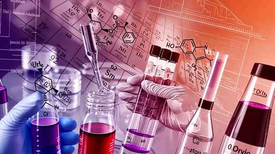 化学药品元素试剂实验室科研试管液体