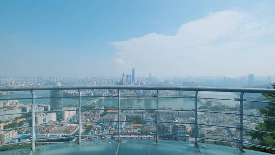 广西柳州全景马鞍山风景城市风光