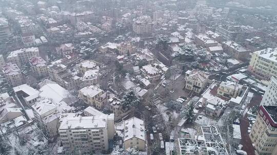 青岛雪景青岛冬天