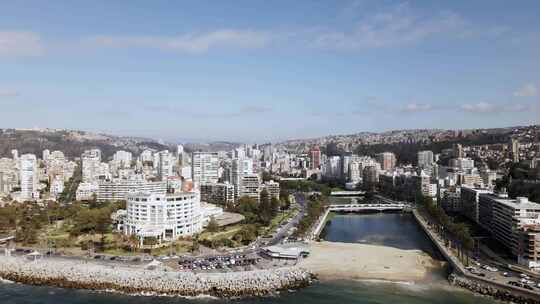 航拍Viña del mar， uhd4k