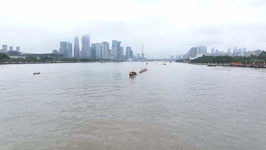 中国广东省广州市珠江端午招景