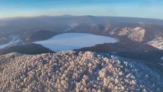 阿尔山森林雾凇 林海雪原雾凇