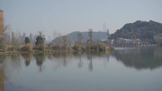 湖南长沙岳麓区58小镇西湖公园