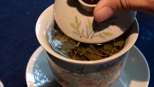 茶叶茶艺泡茶冲茶倒茶喝茶