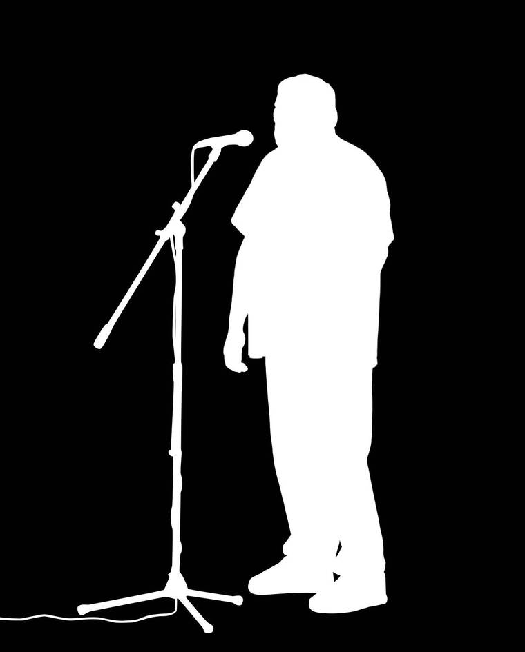 音乐乐器演奏人物动作剪影