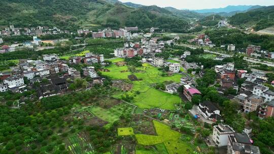 福建美丽新农村航拍4K视频素材模板下载