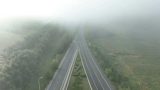 浓雾天气道路交通汽车行驶安全