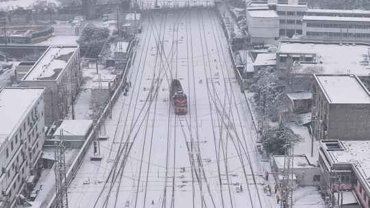 武昌站春运冰雪天气