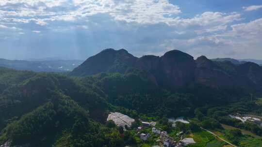 4K江西汉仙岩风景区航拍9