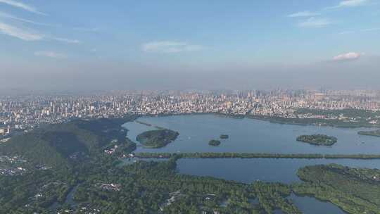 杭州西湖城市远景